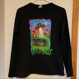 Woman’s CL longe sleeve dutch Bros shirt